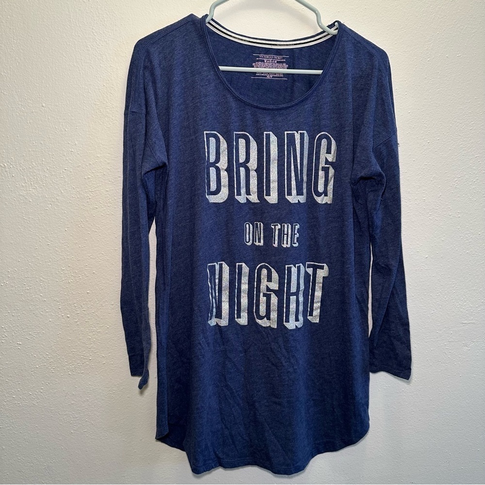 Victoria Secret Bring on the Night Oversized Sleep Dress Size XSmall - Picture 2 of 9